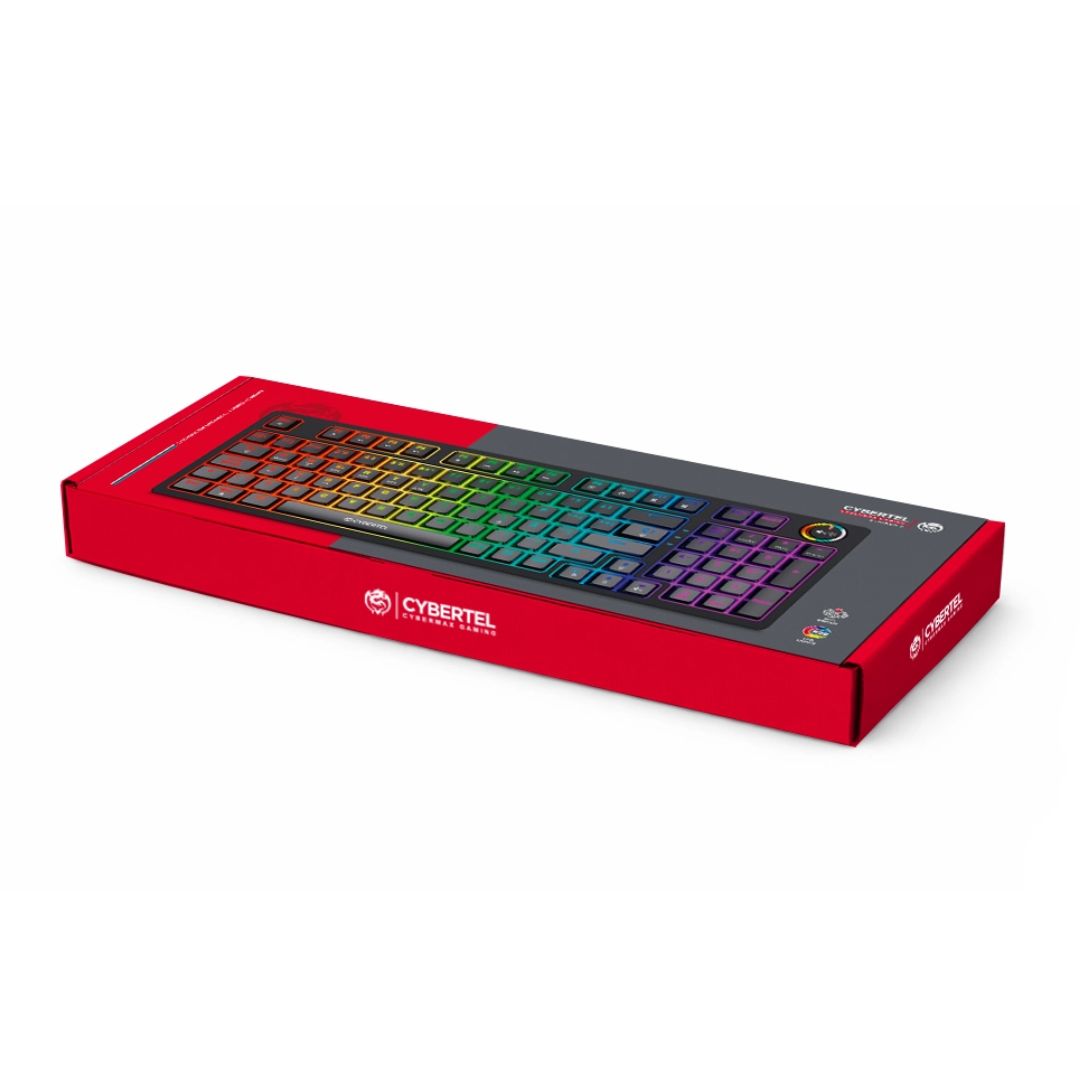 Teclado Gamer Mecánico Cybertel K1008-3M RGB Bluetooth 2.4G