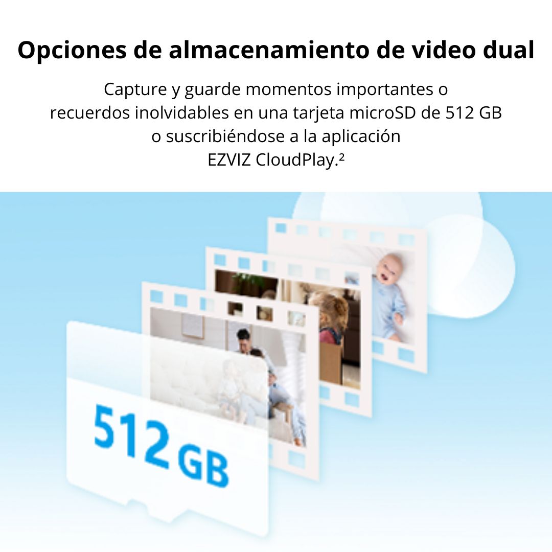 Cámara de Seguridad WiFi Interior EZVIZ H1c 1080P Audio Bidireccional y Visión Nocturna
