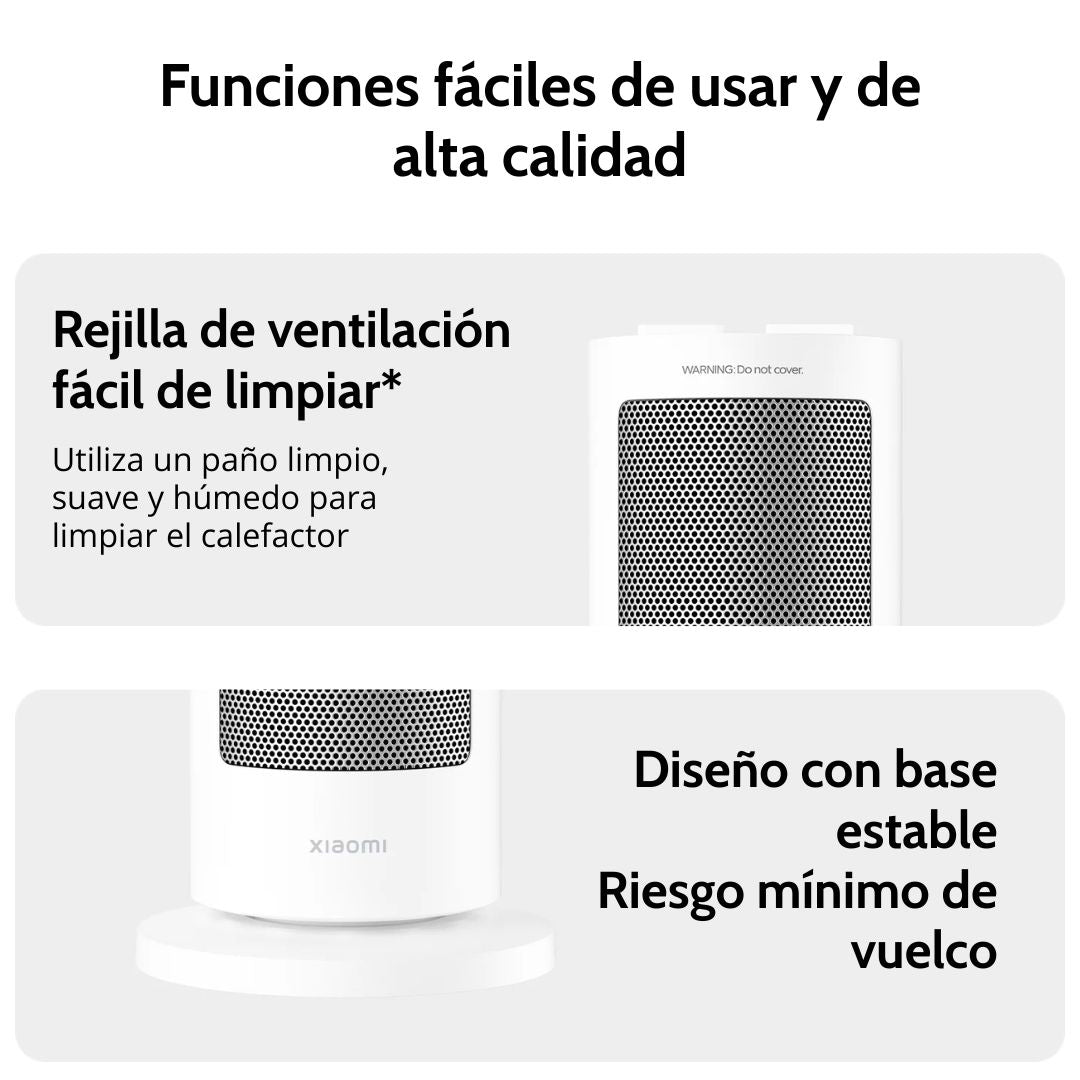 Calefactor Eléctrico Xiaomi Fan Heater 2000W PTC Oscilante