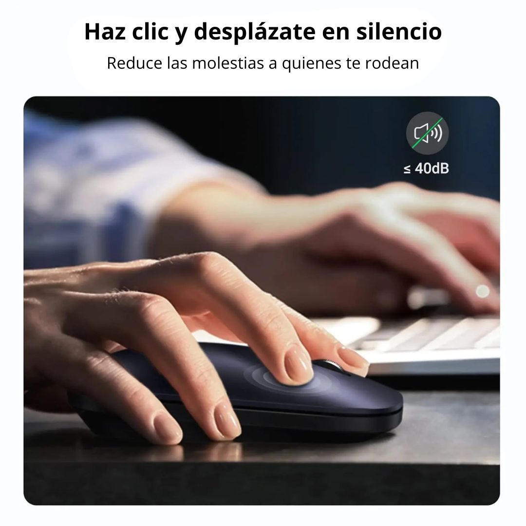 Mouse Inalámbrico UGREEN MU001 2.4GHz 4000 DPI Silencioso