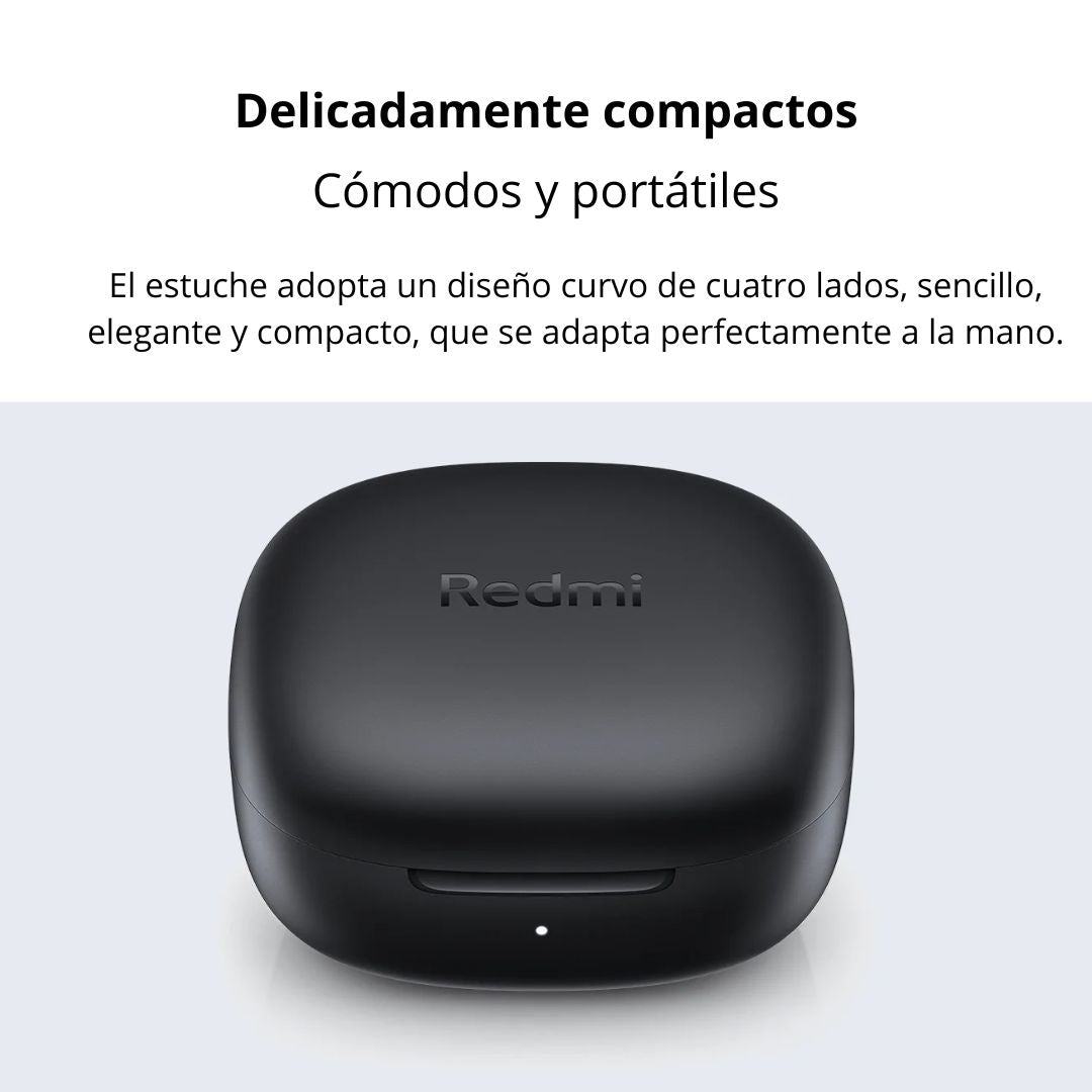 Audífonos Bluetooth Redmi Buds 6 Play con IA Batería 36 Horas y Carga Rápida
