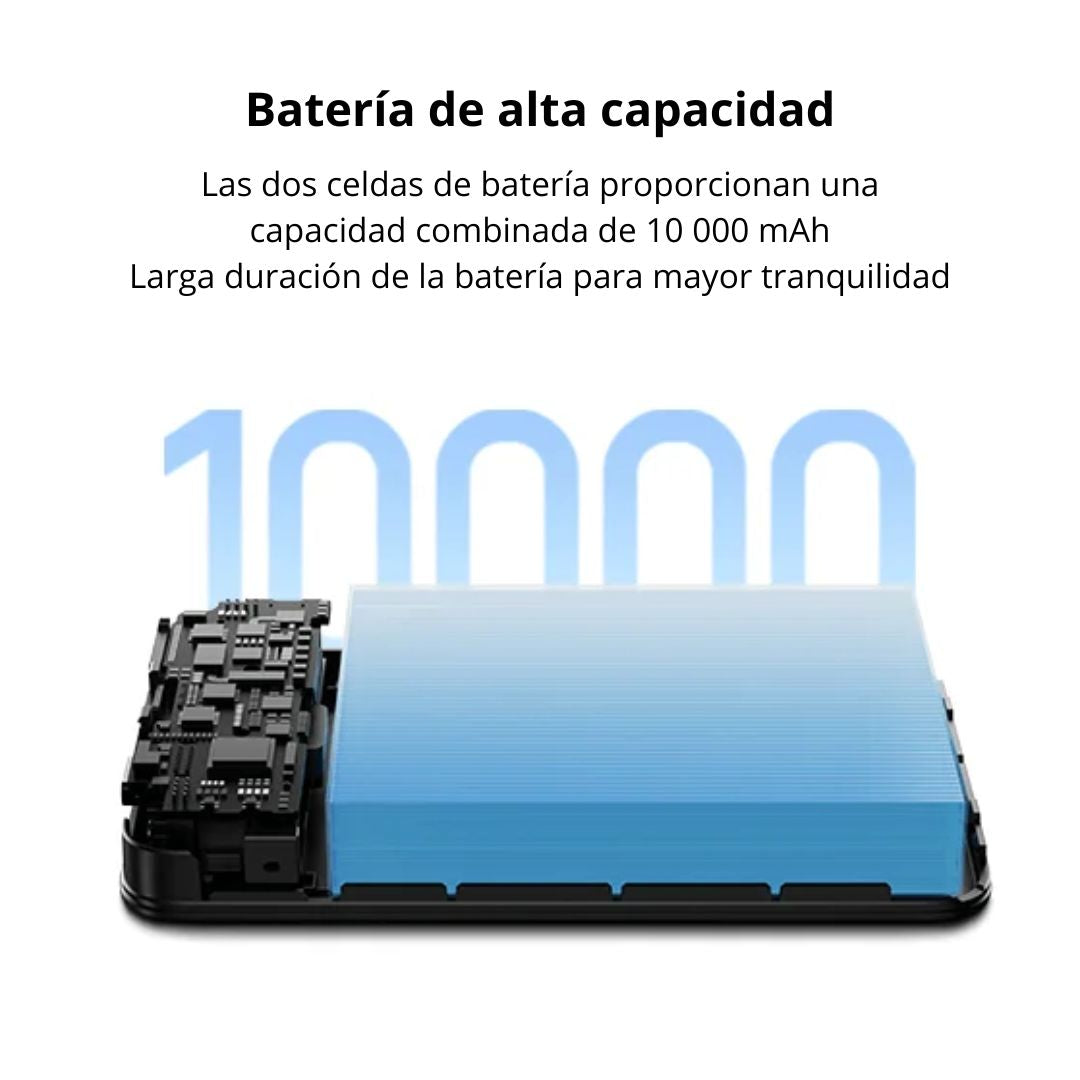 Power Bank Magnético Xiaomi 10000mAh 33W con Cable USB-C y Carga Inalámbrica
