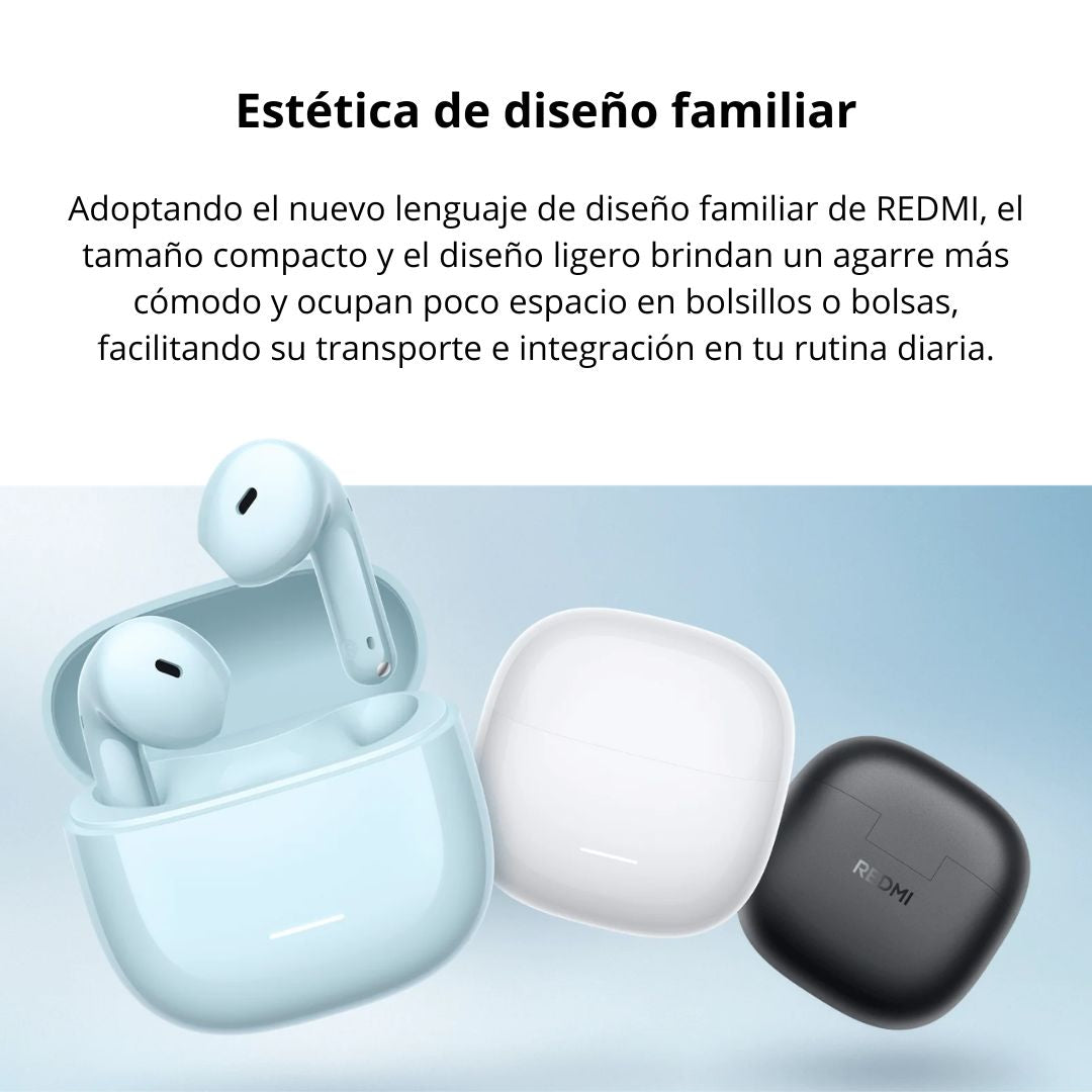 Audífonos Bluetooth Redmi Buds 8 Active Semi In Ear Micrófono IA y Batería 37 Horas
