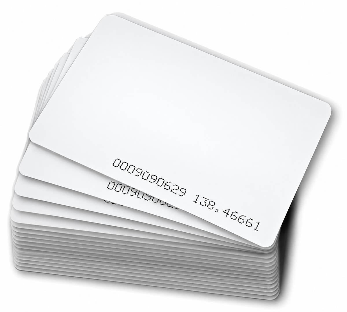 Pack 20 Tarjetas de Proximidad ZKTeco ID Thin 125KHz TK4100