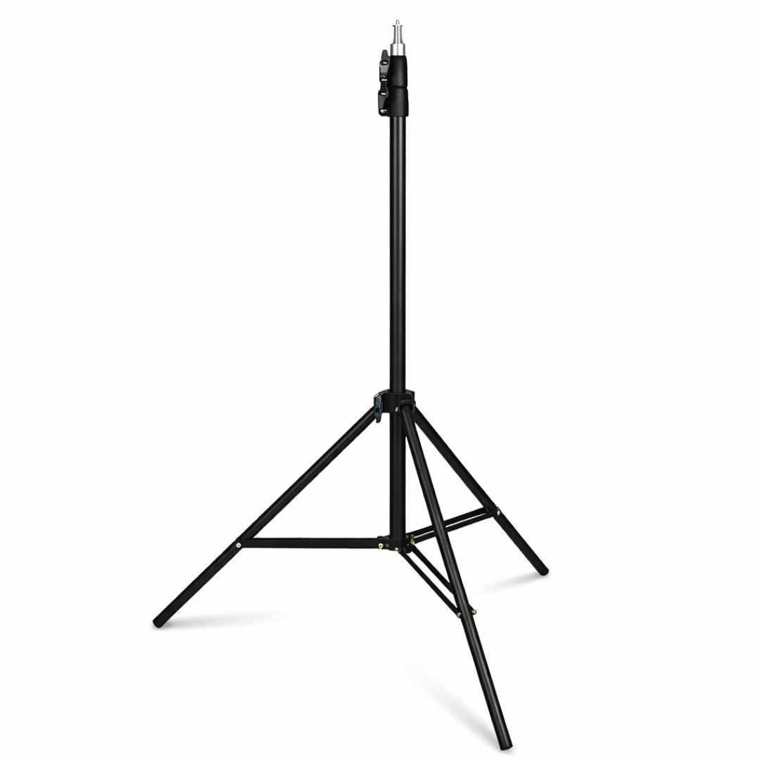 Trípode para Cámara y Celular 2.1 Metros de Aluminio Ajustable con Tornillo 1/4 para Iluminación, Fotografía y Video