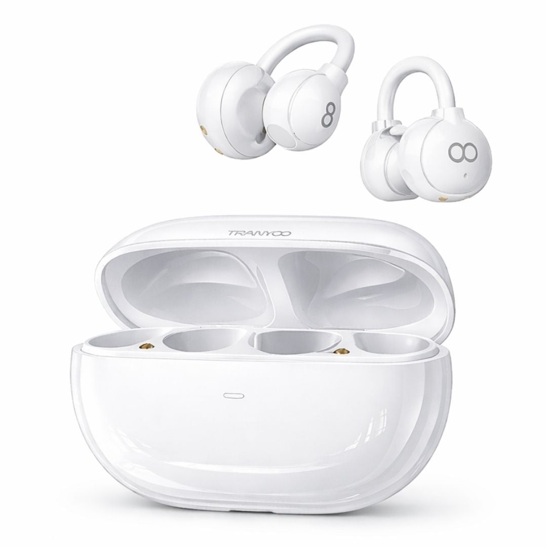Audífonos Bluetooth Tipo Clip para Oreja Manos Libres con ENC, Sonido Espacial y Bluetooth 5.3