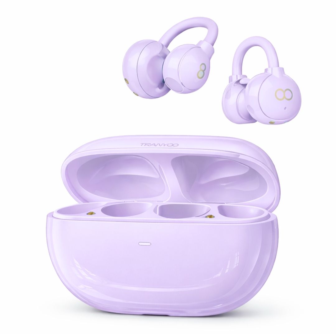 Audífonos Bluetooth Tipo Clip para Oreja Manos Libres con ENC, Sonido Espacial y Bluetooth 5.3